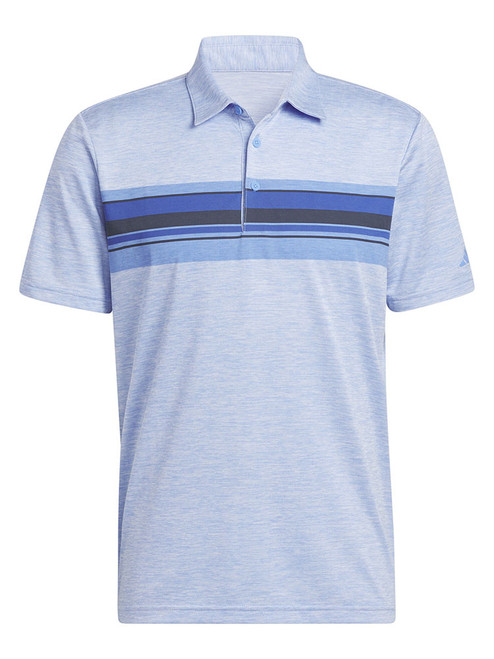 adidas Chest-Graphic Polo Shirt - Blue Fusion