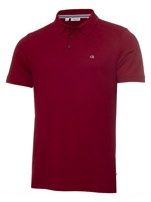 Calvin Klein Campus Polo - Burgundy