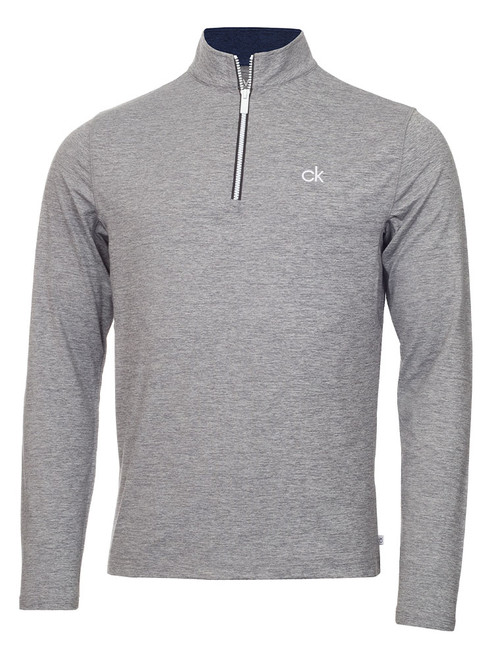 Calvin Klein Albany Half Zip - Silver Marl