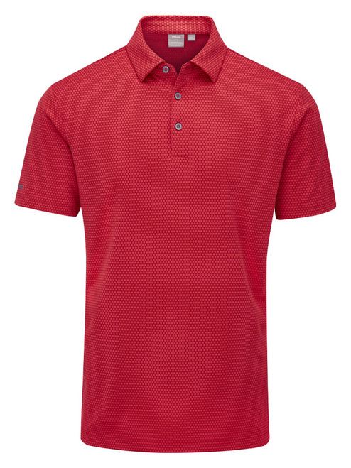 Ping Halcyon Tailored Fit Polo - Poppy Multi