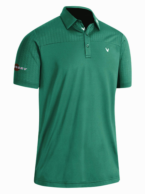 Callaway Odyssey Ventilated Blocked Polo - Golf Green