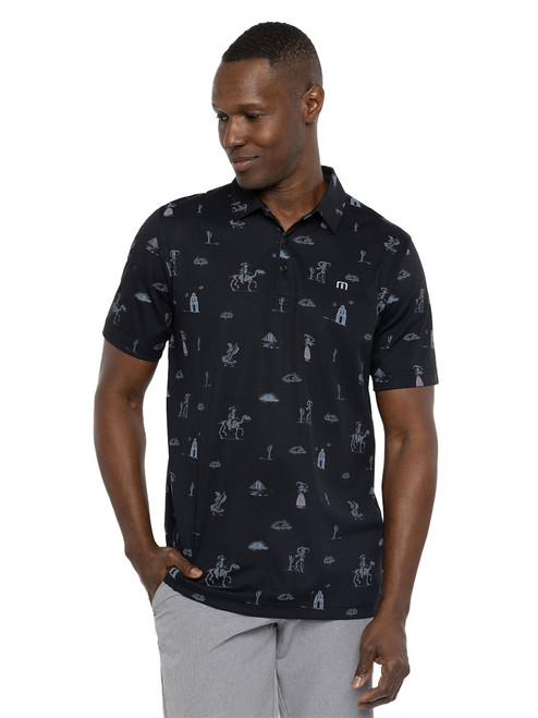 TravisMathew Acai Palm Polo - Black