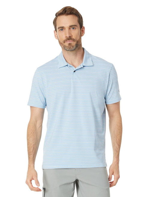 Oakley Archive Stripe Polo - Stonewash Blue