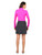 IBKUL Solid Straight Skort - Charcoal