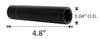 20 Pack - 7/16 Black Duplex Spline Spike [7-Spline] 4.43" Tall - Key Included