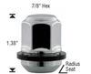 14x1.5 Duplex Radius Seat w/ attAched Washer Factory OEM Lug Nut - Honda/Acura