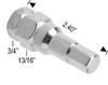 Tuner Acorn Key - Dual Socket 3/4" & 13/16" - 6 Sided Hex