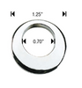 Cragar Mag Off-Center Washer - [White Knight]