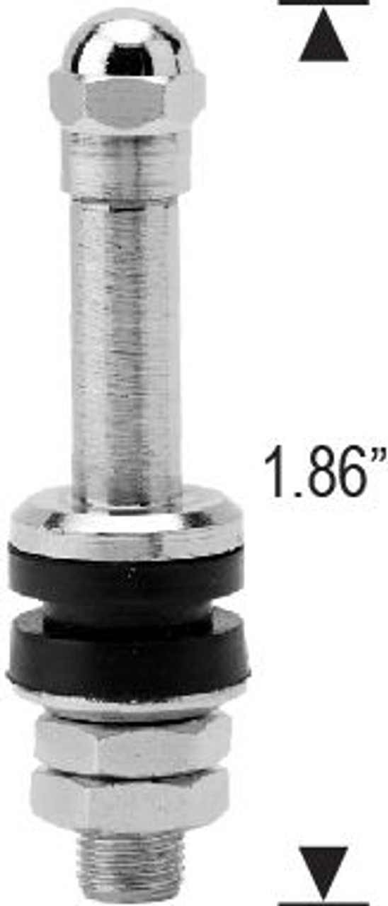 VS-8 Valve Stem Passenger Bolt-On Finish: Chrome