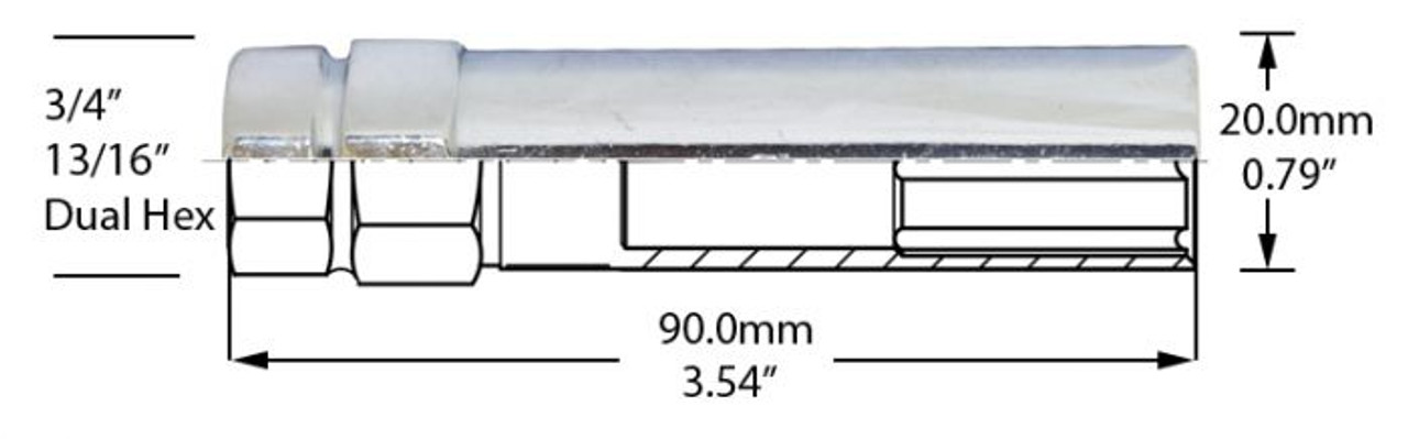 7/16 Spline Tuner Lug Nuts [Black] - 24 Pieces - Key Included - Installation Kit