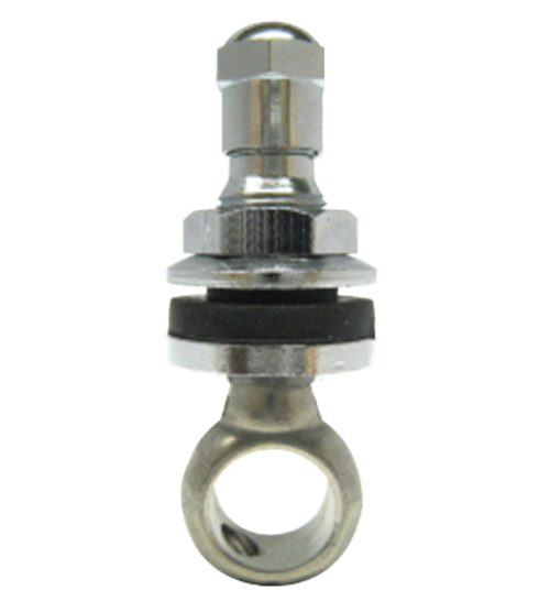 Extra Short TPMS Valve Stem with Sensor Loop 3 Piece Wheel Application