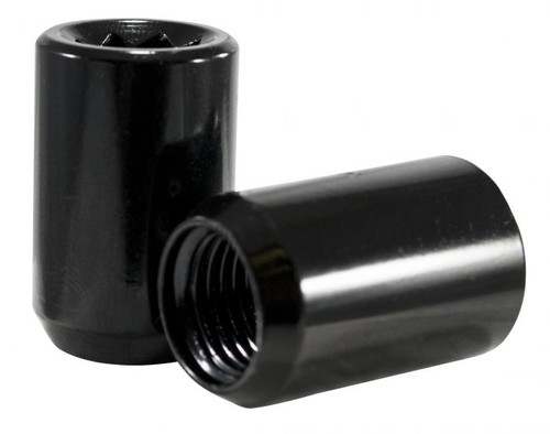 14x1.5 Acorn Tuner 8 Point Lug Nuts [Black] - 20 Pieces - Key Included