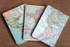 Vintage Map Mini Notebook Set