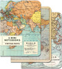 Vintage Map Mini Notebook Set