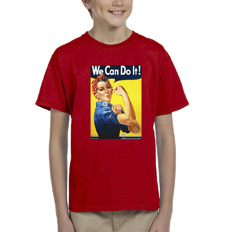 Rosie the Riveter We Can Do It Youth T 