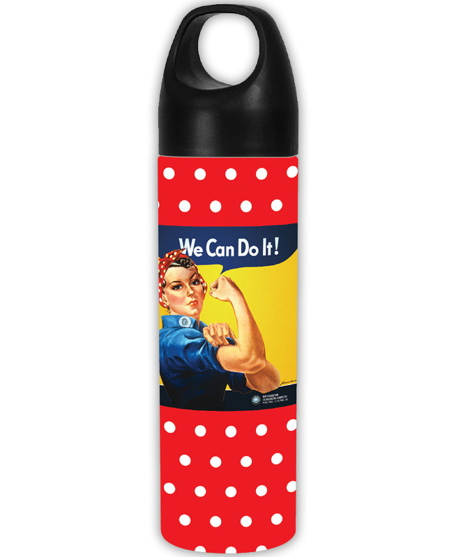 Rosie Riveter Stainless Steel 20oz Water Bottle - The National