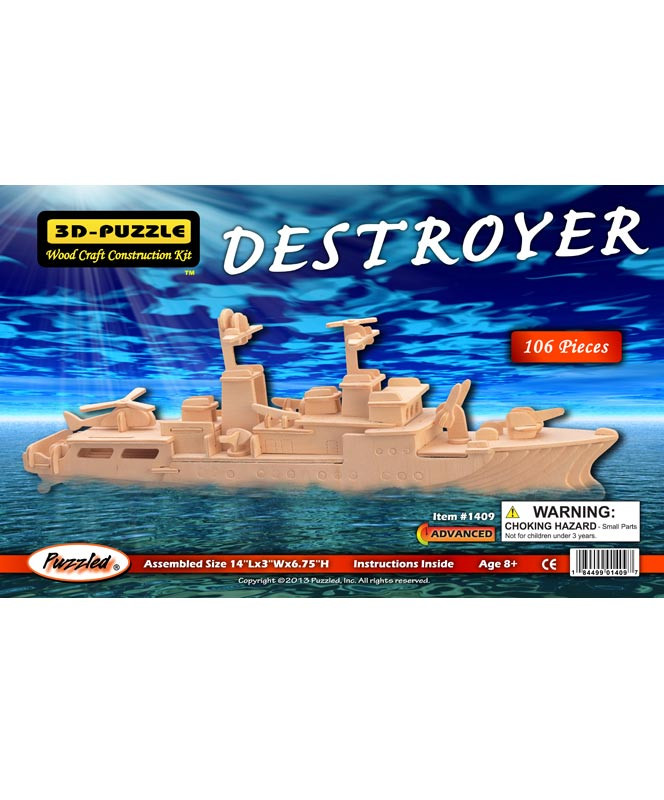 Destroyer 3d Wooden Puzzle