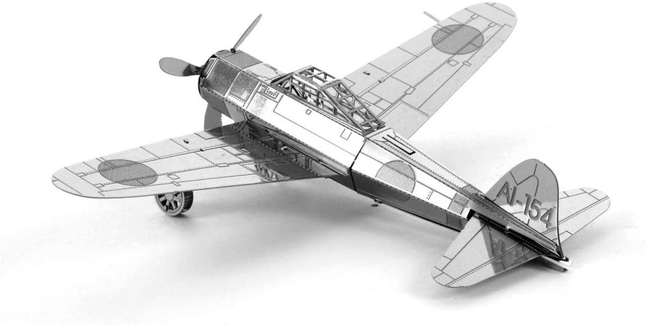 マルサン 3 ZERO FIGHTER Mitsubishi Zero Fighter Plane Metal Works Model - The