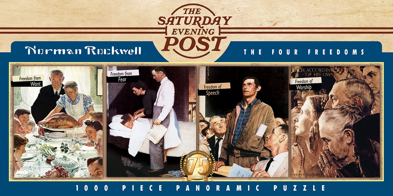 norman rockwell four freedoms poster