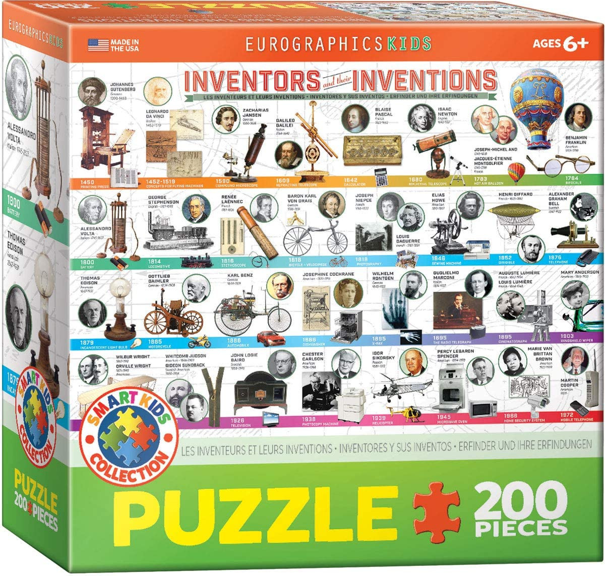 Inventors and Their Inventions Puzzle