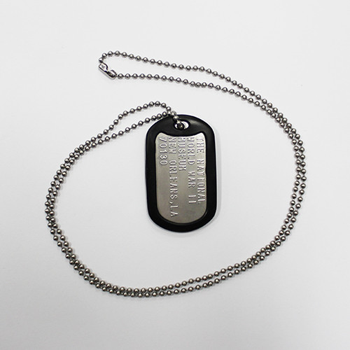 Customizable Dog Tag With Silencer