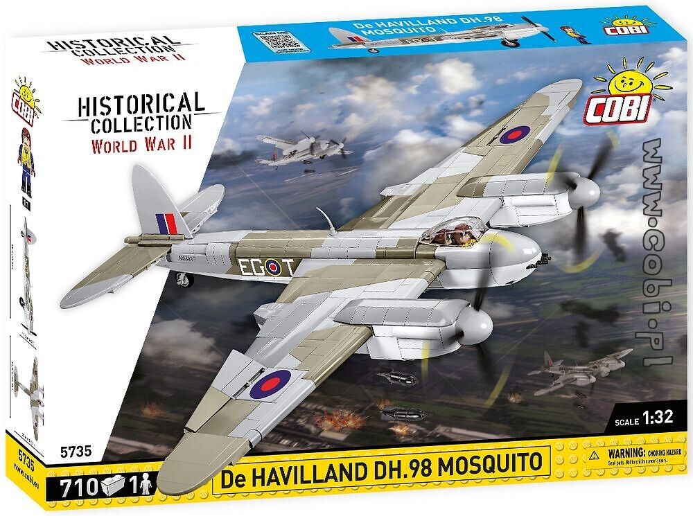 WWII De Havilland DH-98 Mosquito Block Puzzle
