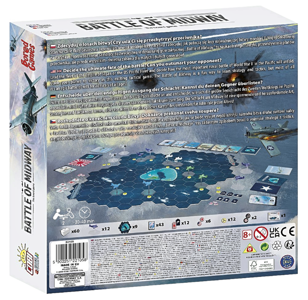 Battle Of Midway - Board Game (-22105) Block Games