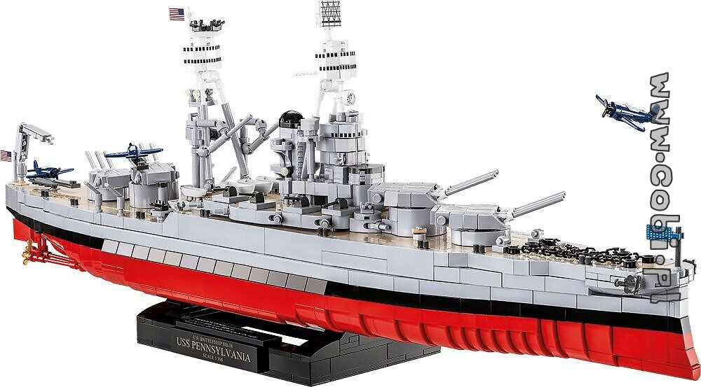 Pennsylvania Class 2in1 Battleship Cobi Block Puzzle