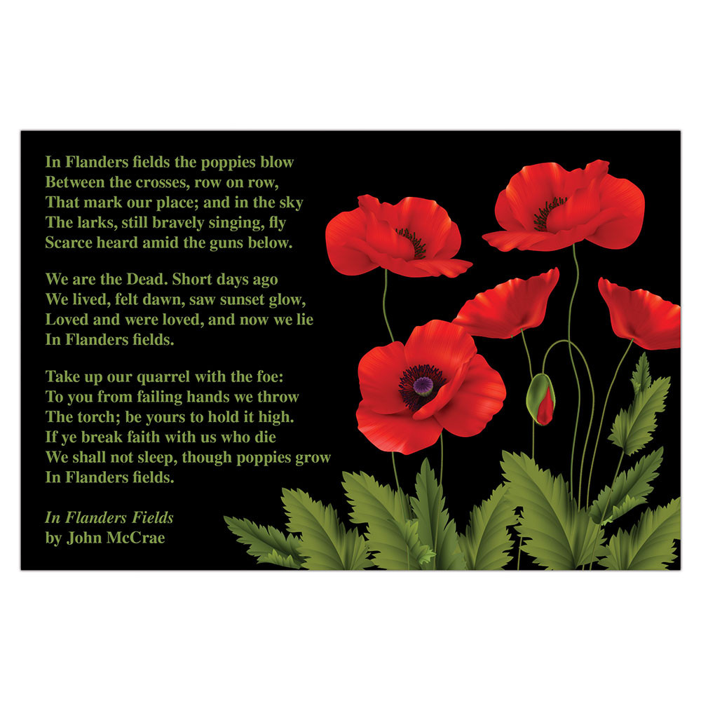 flanders field poem images