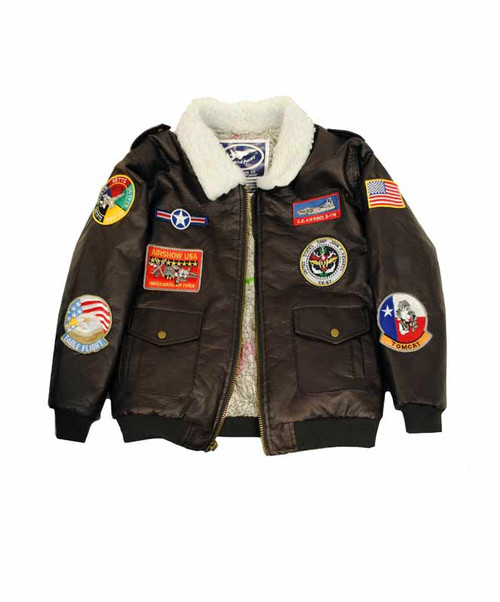 picture of the front of the Child's A-2 bomber jacket