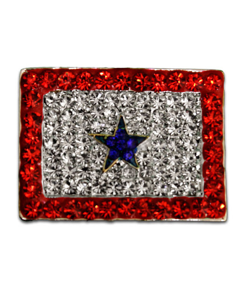 Service Star Flag Gem Lapel Pin