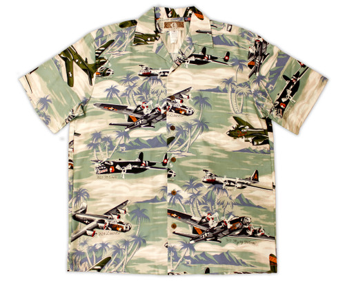 WWII Bomber Planes Hawaiian Shirt