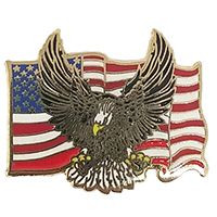 Eagle Flag Lapel Pin