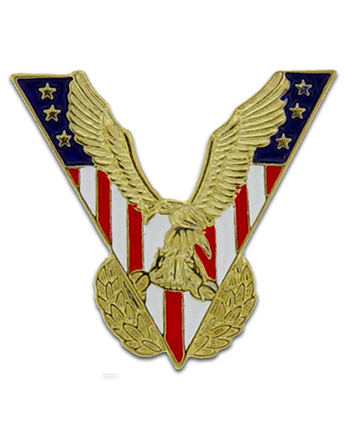 Veteran Eagle Lapel Pin