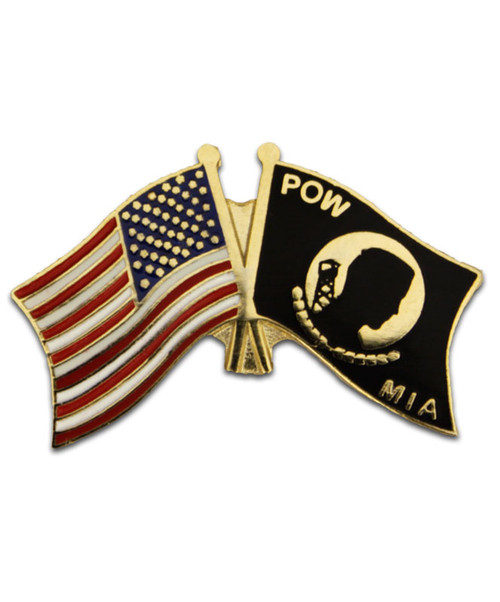 POW MIA Flag Lapel Pin