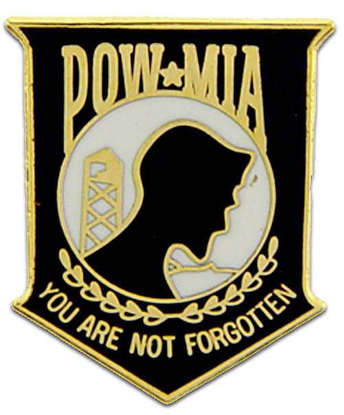 POW MIA Not Forgotten Lapel Pin, Mini