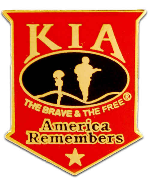 KIA Shield Lapel Pin P12603