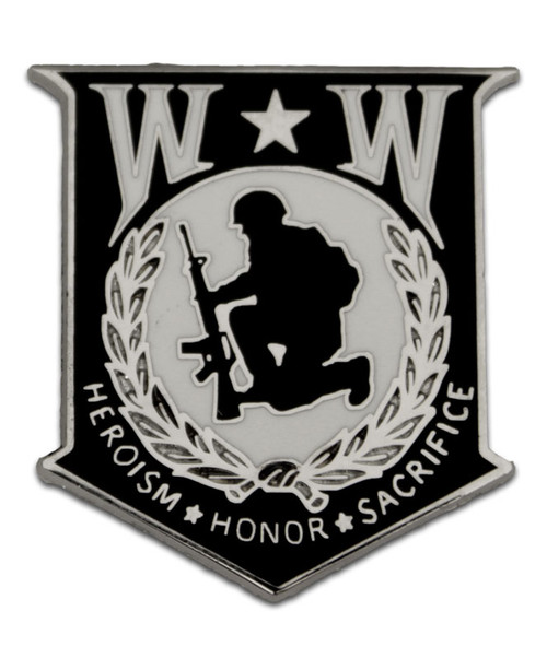 Wounded Warrior Seal  Lapel Pin