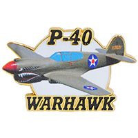 P40 Flying Tiger Lapel Pin