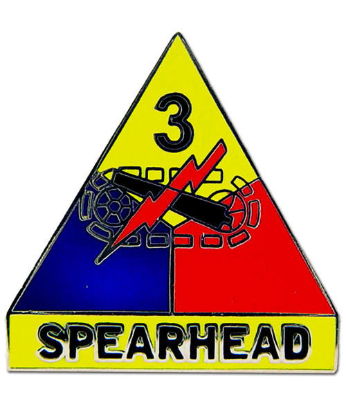 3rd Armored Division Spearhead Lapel Pin