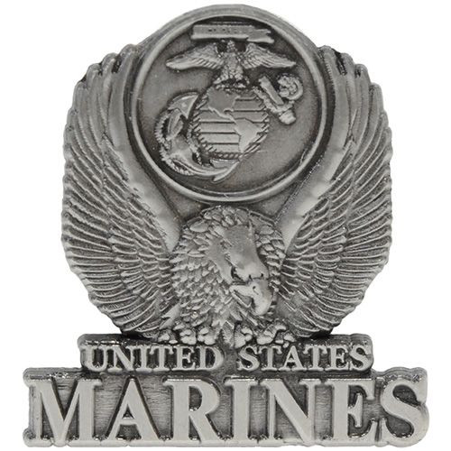 USMC Pewter Logo Lapel Pin