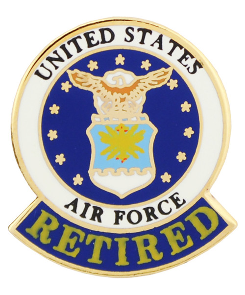 USAF Retired Lapel Pin