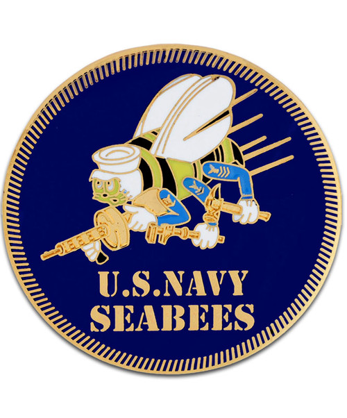 USN Seabees Lapel Pin P03628