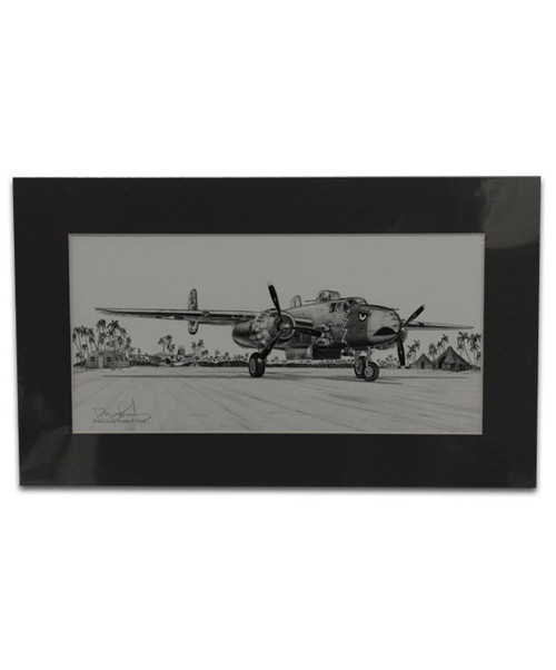 B25 Mitchell 12 x 5¾ Matted Print