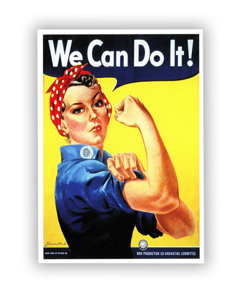 Rosie, We Can Do It  Postcard