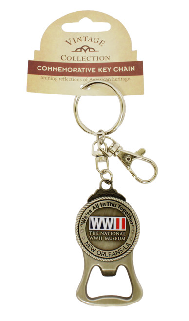 WWII Museum Keychain Bottle Opener