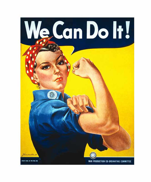Rosie the Riveter We Can Do It Poster