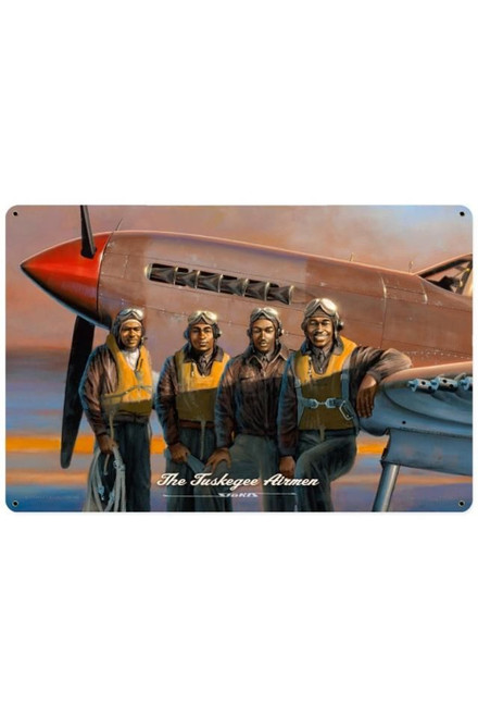 Tuskegee Airmen Metal Sign