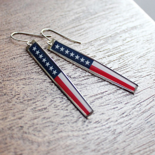Naval Pennant Earrings