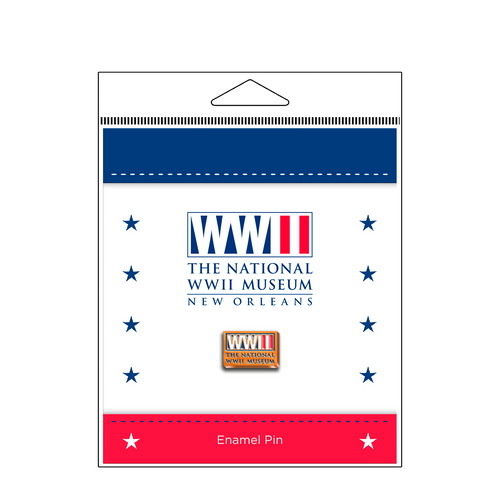 Magnetic WWII Museum Logo RWB 1/2 Inch Pin